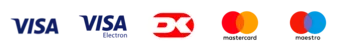 Accepterede betalingsmetoder