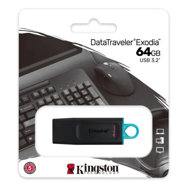 Kingston DataTraveler Exodia 64GB USB 3.2 USB Stick