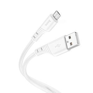 Hoco X97 laderkabel USB-A til Micro-USB (1M) - Hvid