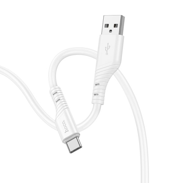 Hoco X97 laderkabel USB-A til Type-C (1M) - Hvid