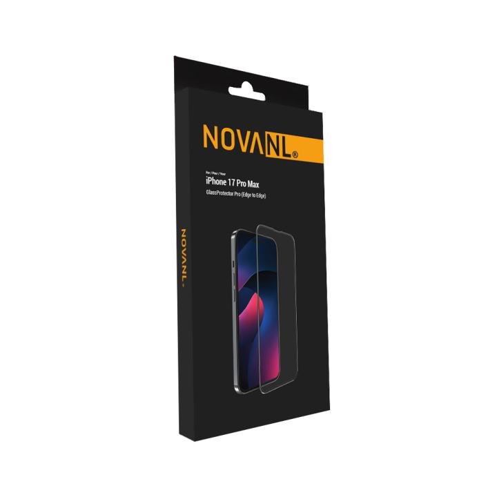 iPhone 17 Pro Max Skærmbeskyttelse (Edge to Edge) - Sort